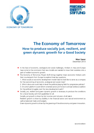 The economy of tomorrow