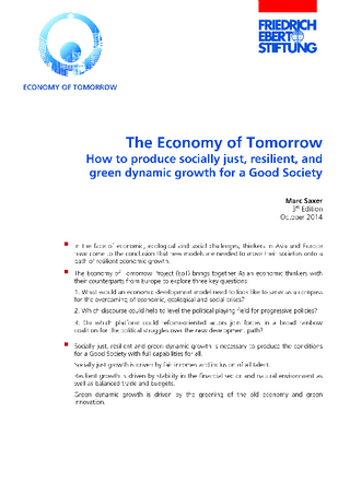 The economy of tomorrow